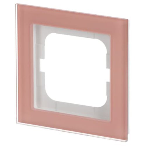 ABB Busch-Jaeger afdekraam 1v ax-glas koraal - 9paa00000209872 - 20089661