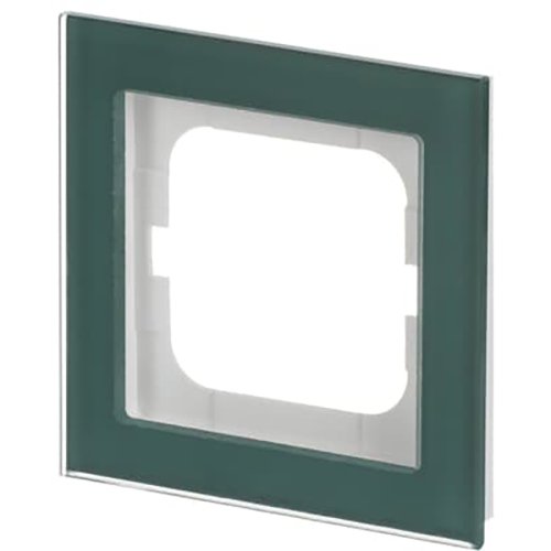 ABB Busch-Jaeger afdekraam 1v ax-glas avocado - 9paa00000209876 - 20089666