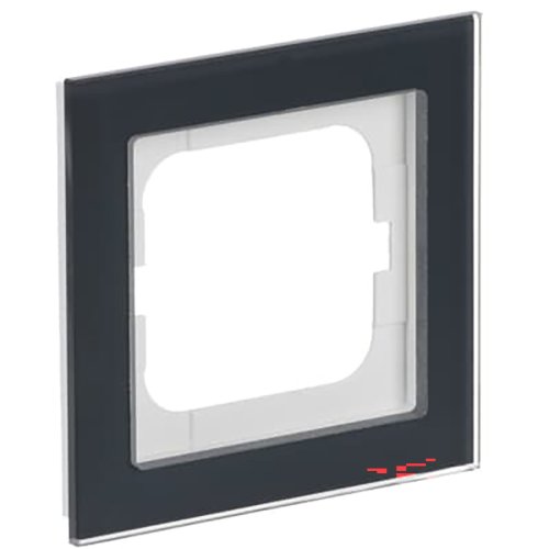 ABB Busch-Jaeger afdekraam 1v ax-glas oester - 9paa00000209885 - 20089676