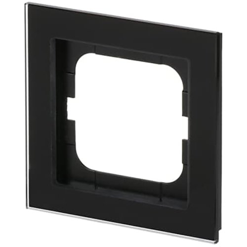 ABB Busch-Jaeger afdekraam 1v ax-glas zwart - 9paa00000209902 - 20089691