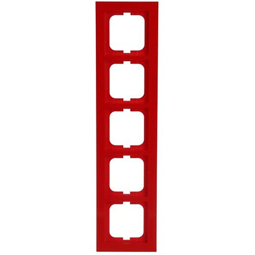 ABB Busch-Jaeger afdekraam 5v ax-rood - 9paa00000211808 - 20089510