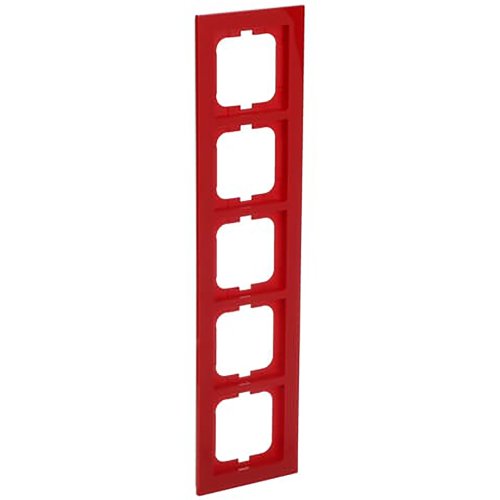 ABB Busch-Jaeger afdekraam 5v ax-rood - 9paa00000211810 - 20089510