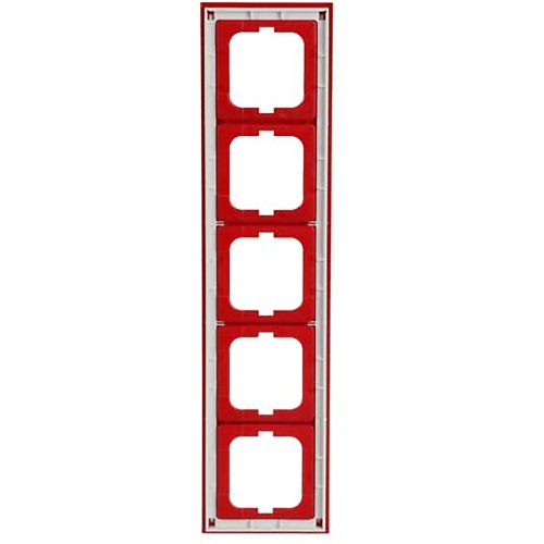 ABB Busch-Jaeger afdekraam 5v ax-rood - 9paa00000211811 - 20089510