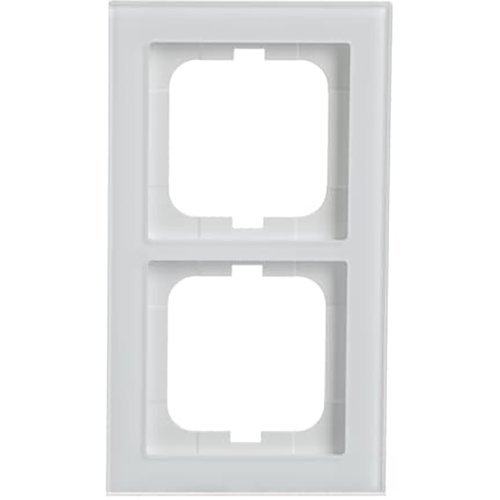 ABB Busch-Jaeger afdekraam 2v ax-witglas - 9paa00000211832 - 20089569