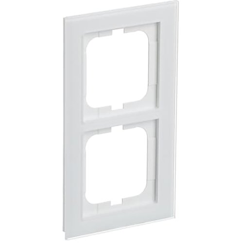 ABB Busch-Jaeger afdekraam 2v ax-witglas - 9paa00000211834 - 20089569