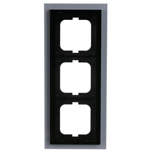 ABB Busch-Jaeger afdekraam 3v s-witglas - 9paa00000211855 - 20089575