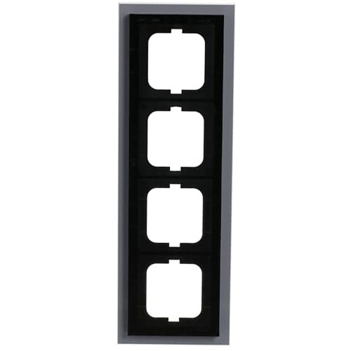 ABB Busch-Jaeger afdekraam 4v s-witglas - 9paa00000211859 - 20089576