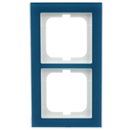 ABB Busch-Jaeger afdekraam 2v ax-glas oceaan - 9paa00000211860 - 20089652
