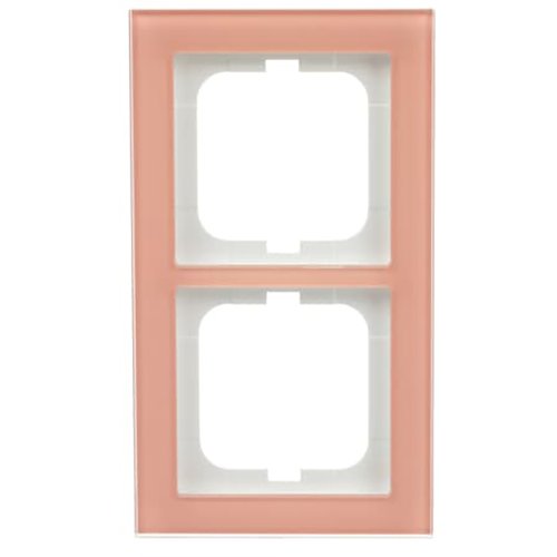 ABB Busch-Jaeger afdekraam 2v ax-glas koraal - 9paa00000211892 - 20089662