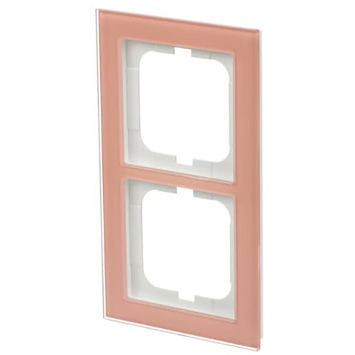 ABB Busch-Jaeger afdekraam 2v ax-glas koraal - 9paa00000211893 - 20089662