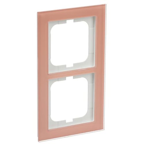 ABB Busch-Jaeger afdekraam 2v ax-glas koraal - 9paa00000211894 - 20089662