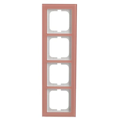 ABB Busch-Jaeger afdekraam 4v ax-glas koraal - 9paa00000211896 - 20089664