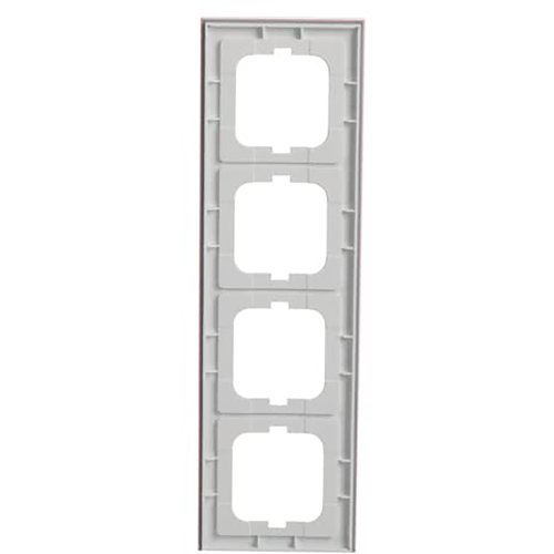 ABB Busch-Jaeger afdekraam 4v ax-glas koraal - 9paa00000211899 - 20089664