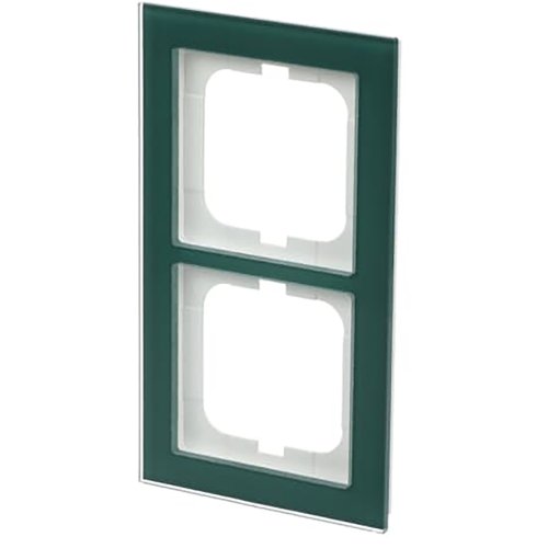 ABB Busch-Jaeger afdekraam 2v ax-glas avocado - 9paa00000211901 - 20089667