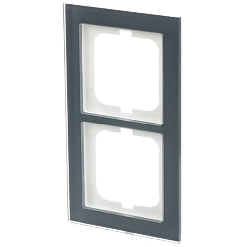 ABB Busch-Jaeger afdekraam 2v ax-glas oester - 9paa00000211933 - 20089677