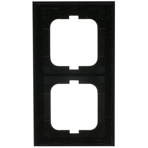 ABB Busch-Jaeger afdekraam 2v ax-glas zwart - 9paa00000211996 - 20089692