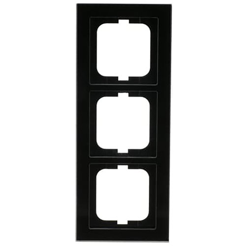 ABB Busch-Jaeger afdekraam 3v ax-glas zwart - 9paa00000212000 - 20089693