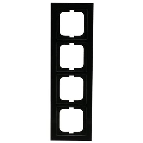 ABB Busch-Jaeger afdekraam 4v ax-glas zwart - 9paa00000212004 - 20089694