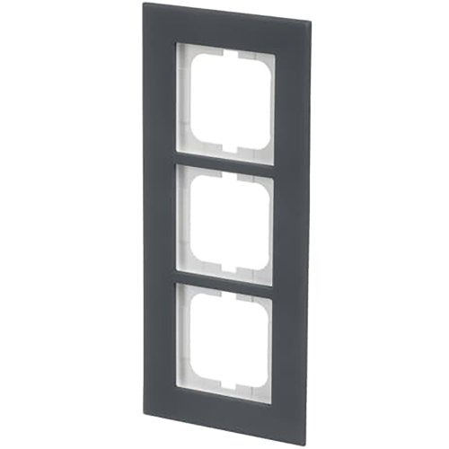 ABB Busch-Jaeger afdekraam 3v carat-porselein antraciet - 9paa00000212025 - 20089703