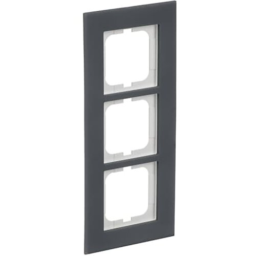 ABB Busch-Jaeger afdekraam 3v carat-porselein antraciet - 9paa00000212026 - 20089703