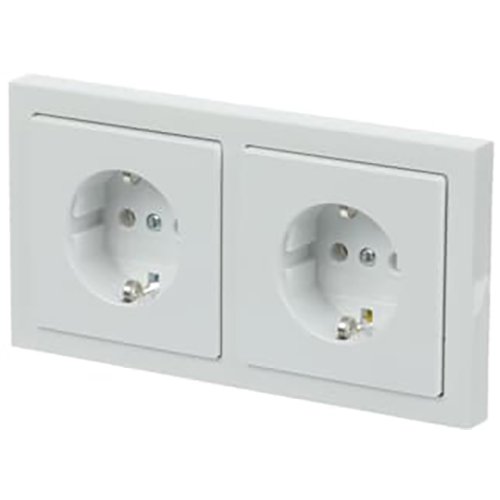 ABB Busch-Jaeger wcd ra dubbel hor m raam f-studiowit - 9paa00000214055 - 20090106