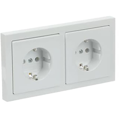 ABB Busch-Jaeger wcd ra dubbel hor m raam f-studiowit - 9paa00000214057 - 20090106