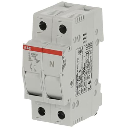 ABB Componenten Zekeringafschakelhouder,1p+n Max 32A, voor 10,3x38mm fuse - 9paa00000218983 - 20124335
