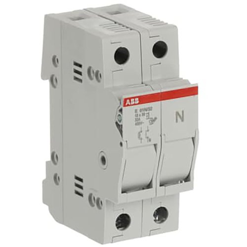 ABB Componenten Zekeringafschakelhouder,1p+n Max 32A, voor 10,3x38mm fuse - 9paa00000218984 - 20124335