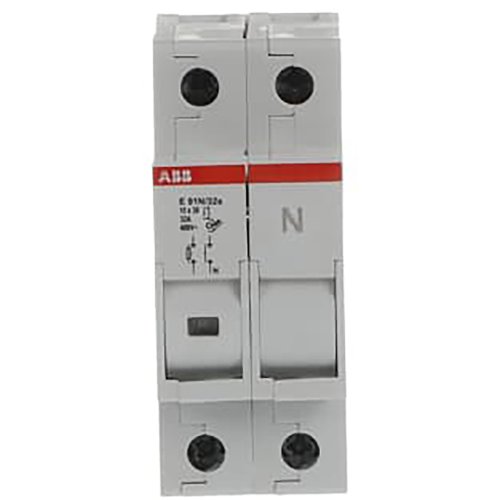 ABB Componenten Zekering lastscheider 1 polig+N, 32, 10.3x38mm Doorgebrande zekering i - 9paa00000219150 - 20124461