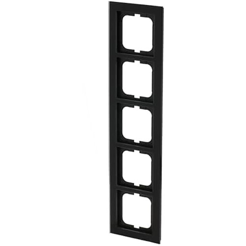 ABB Busch-Jaeger afdekraam 5v ax-glas zwart - 9paa00000227007 - 20089695