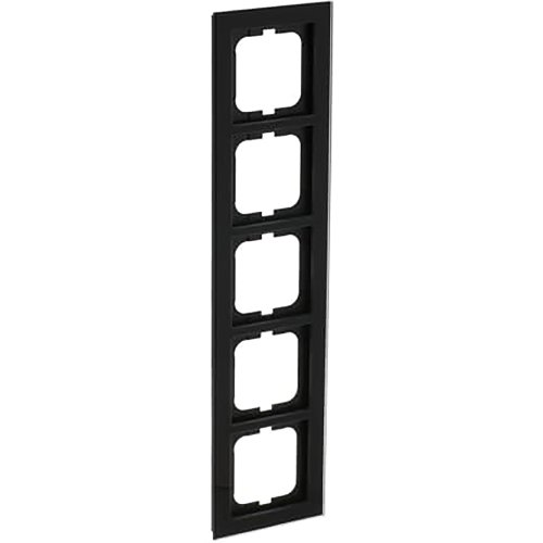 ABB Busch-Jaeger afdekraam 5v ax-glas zwart - 9paa00000227008 - 20089695