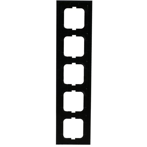 ABB Busch-Jaeger afdekraam 5v ax-glas zwart - 9paa00000227009 - 20089695