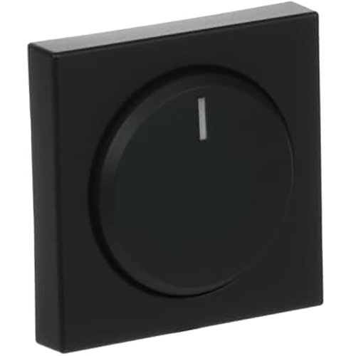 ABB Busch-Jaeger cpl+knop v draaidimmer mat-zwart heavy duty - 9paa00000227154 - 20090863