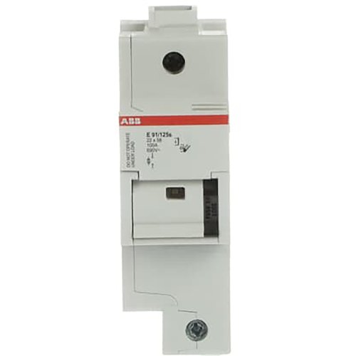 ABB Componenten Zekeringhouder voor 22 x 58mm zekeringen 1 polig , max 100A + indicato - 9paa00000227888 - 20124571