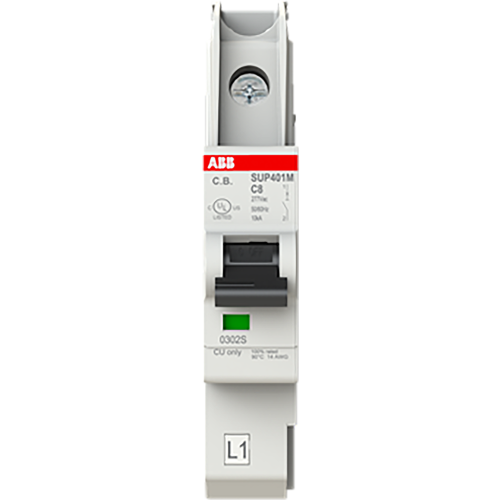 ABB Componenten UL489 MCB SMISSLINE TP 1P 8A C - 9paa00000230519 - 20112874