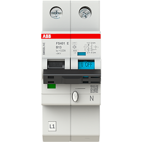 ABB Componenten FS401E-B13/0.03 Aardlekschakelaar met overstroombeveiliging - 9paa00000230633 - 20112876