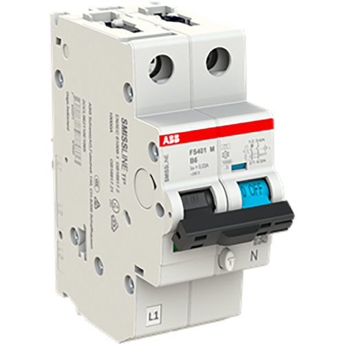 ABB Componenten FS401M-B6/0.03 Aardlekschakelaar met overstroombeveiliging - 9paa00000230671 - 20112888