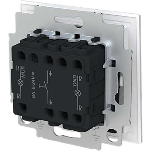 ABB Busch-Jaeger pulsdrukker bel DND/MUR art-wit 24V - 9paa00000232370 - 20089195