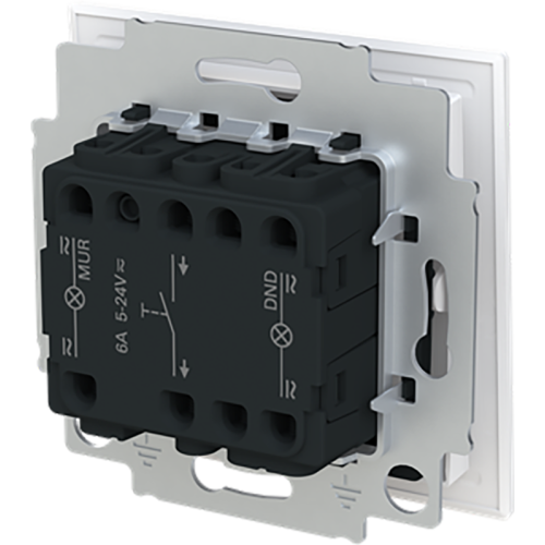 ABB Busch-Jaeger pulsdrukker bel DND/MUR art-matwit 24V - 9paa00000232373 - 20089196