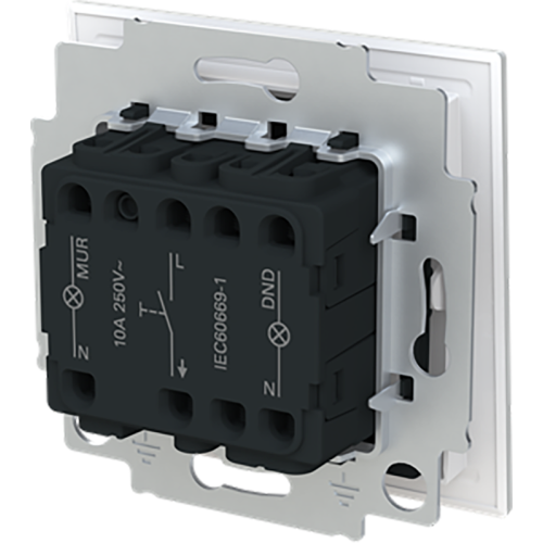 ABB Busch-Jaeger pulsdrukker bel DND/MUR art-wit 230V - 9paa00000232379 - 20089198