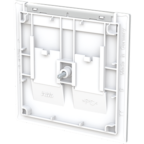 ABB Busch-Jaeger cpl 2 x mod jack schuifjes art-wit - 9paa00000232424 - 20088542