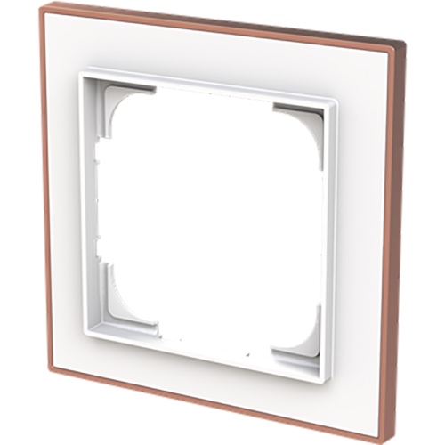 ABB Busch-Jaeger afdekraam 1v art-matwit/ros&eacute;goud - 9paa00000232432 - 20089744