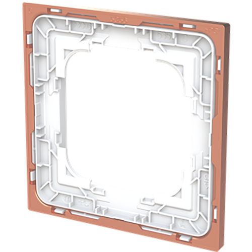 ABB Busch-Jaeger afdekraam 1v art-matwit/ros&eacute;goud - 9paa00000232433 - 20089744