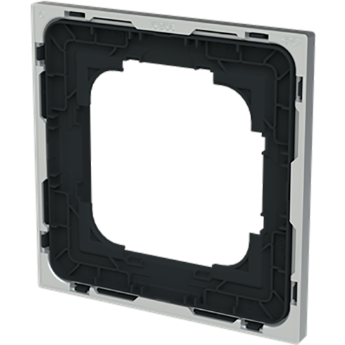 ABB Busch-Jaeger afdekraam 1v art-matzwart/chroom - 9paa00000232439 - 20089746