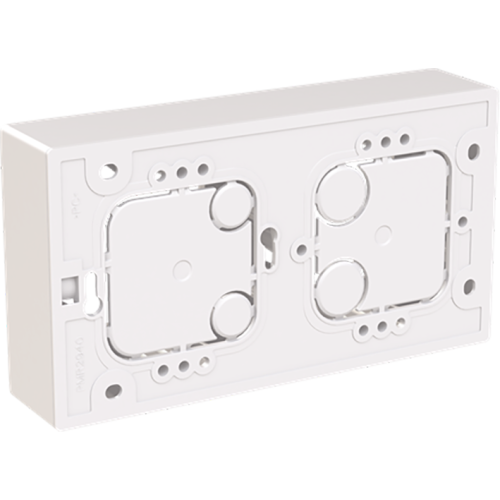 ABB Busch-Jaeger opbouw behuizing vlak 2-voudig Balance SI alpinwit - 9paa00000232724 - 20172398