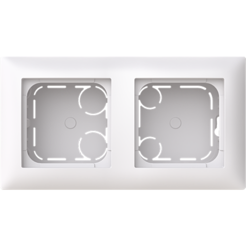 ABB Busch-Jaeger 2-voudig opbouw behuizing Balance SI alpinwit - 9paa00000232741 - 20172395