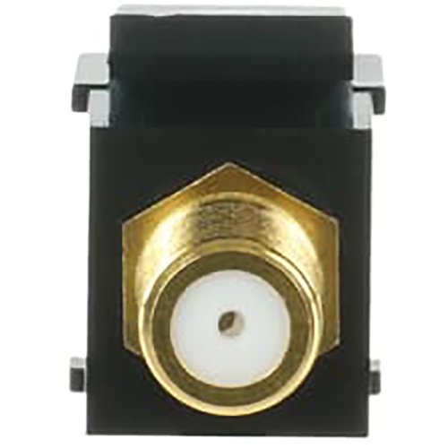 ABB Busch-Jaeger F-connector Keystone-Module zwart - 9paa00000232895 - 20087981