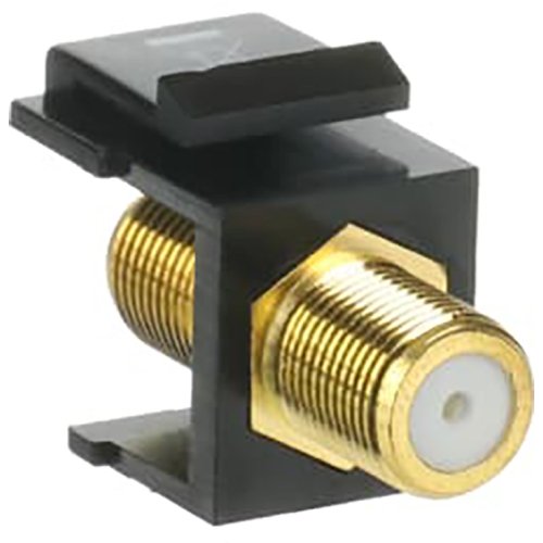 ABB Busch-Jaeger F-connector Keystone-Module zwart - 9paa00000232897 - 20087981