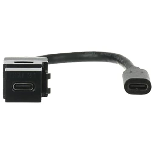 ABB Busch-Jaeger USB Keystone-Module zwart - 9paa00000232911 - 20087985