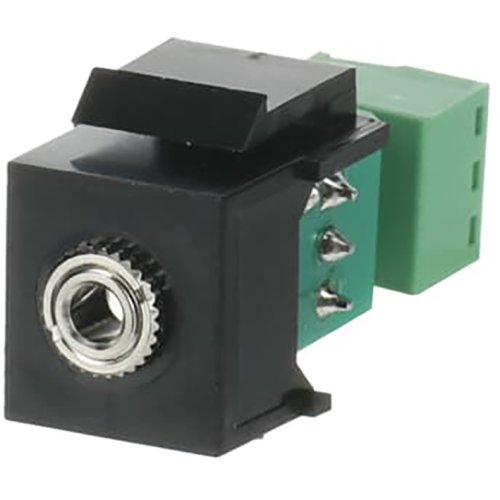 ABB Busch-Jaeger 3,5 mm mini-audio Keystone-Module zwart - 9paa00000232920 - 20087987